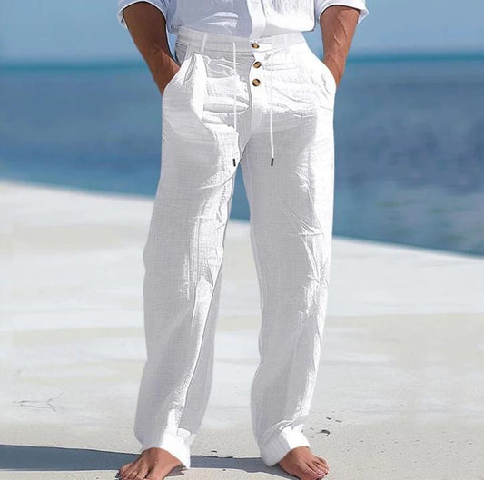 PexFord - Men's Autumn Spring Cotton Pants Casual Breathable