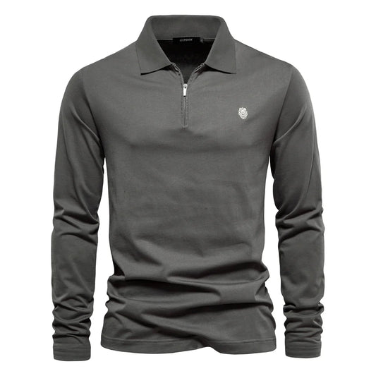 PexFord - Men's long-sleeved polo shirts.