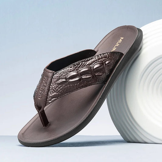 PexFord - Men's British-style flip-flops.